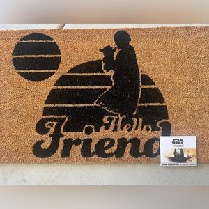 Disney Star Wars Mandalorian and Baby Yoda Outdoor Coir Mat